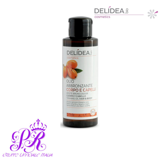 Delidea - olio abbronzante corpo e capelli